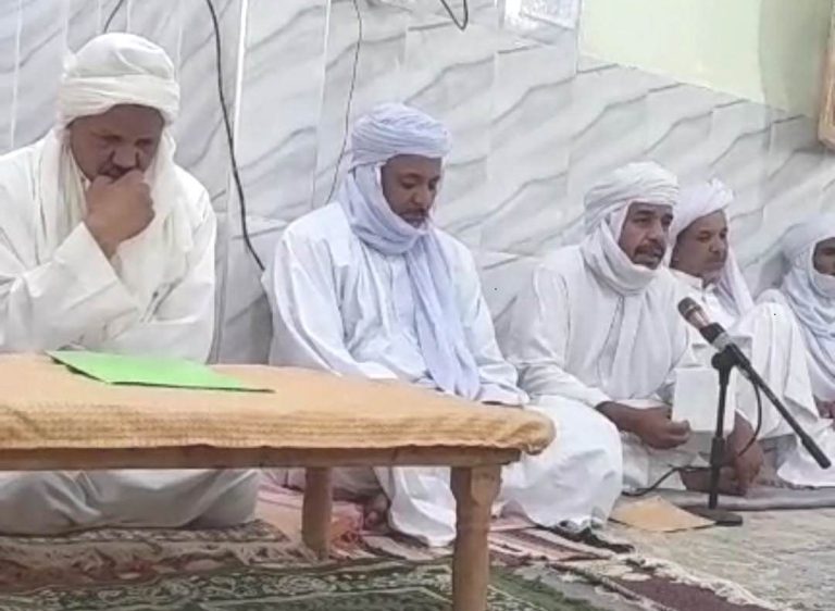 جانب من حفل ختم القرآن الكريم بزاوية ابو الحسن الشاذلي بدائرة اينغر 28-04-2023